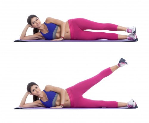Lying Lateral Leg Raise